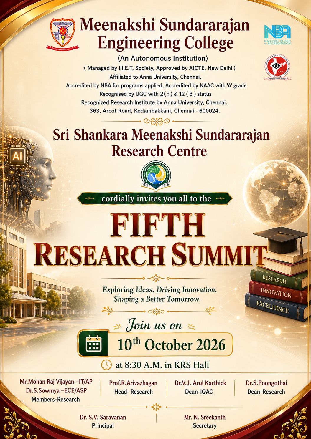 5TH Research Summit - 10th October 2026