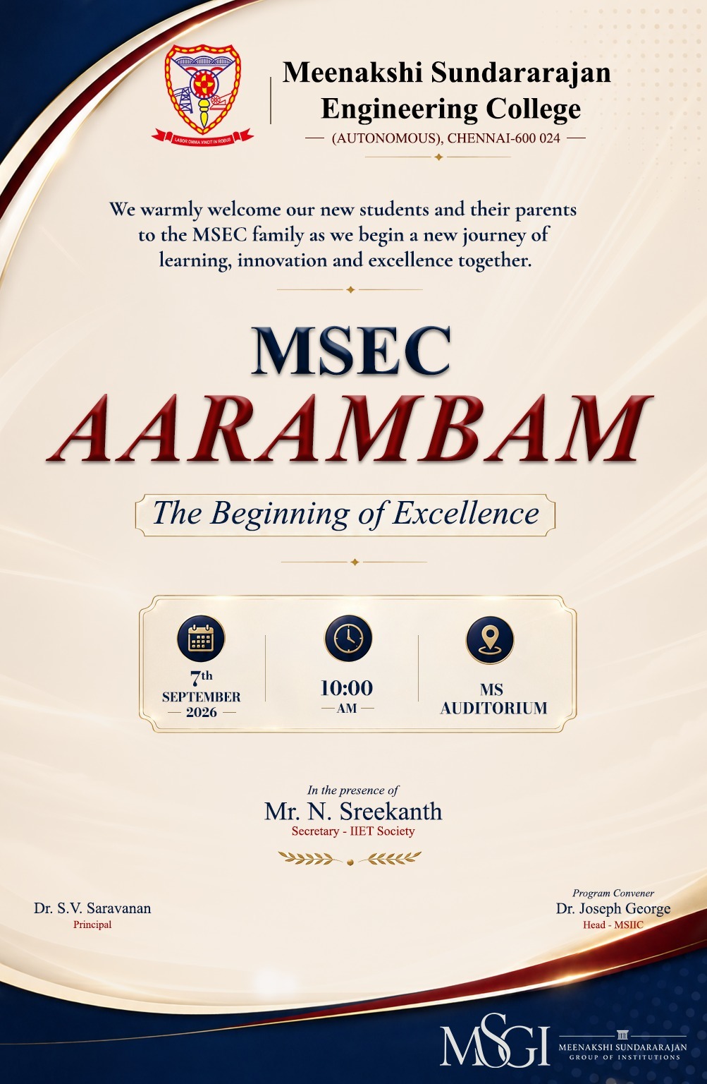 Aarambham – A New Beginning